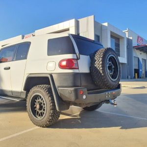 FJ CRUISER 2010+: ROCKER BAR REPLACEMENT BUMPER PLUS TOWBAR
