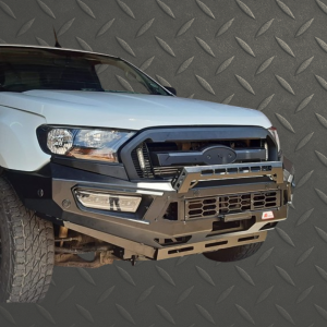 RANGER T7 & Everest 2016-2023: PEGASUS MILD STEEL FRONT BUMPER REPLACEMENT BULLBAR